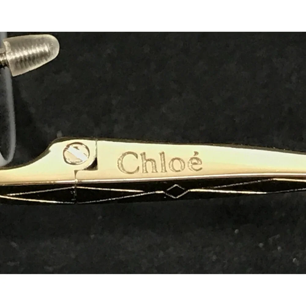 Chloe Eyeglasses Frames CE2154 906 Washed Gold Rimless Cat Eye 57-17-140